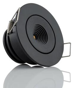 SLC SLC1203 Zápustné svítidlo Mini One TILT IP44 černé 3W 165lm 3000K 3m kabel IP44 100° Ra90 - TLG