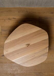 Organický konferenční stolek malý - dub 2,5 cm