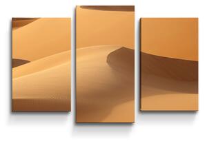 Sablio Obraz - 3-dílný Písečné duny - 75x50 cm