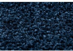 Koberec BERBER 9000, tmavě modrý střapce, Maroko, Shaggy velikost 140x190 cm | krásné koberce cz