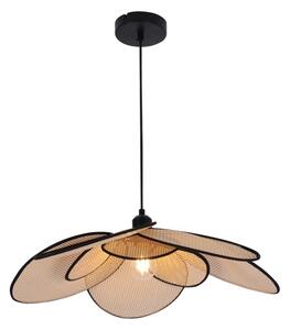 Lustr na lanku TOBAGO 1xE27/20W/230V pr. 60 cm béžová
