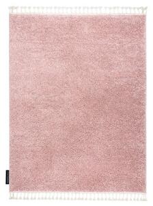 Koberec BERBER 9000, růžový střapce, Maroko Shaggy velikost 240x330 cm | krásné koberce cz