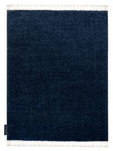 Koberec BERBER 9000, tmavě modrý střapce, Maroko, Shaggy velikost 120x170 cm | krásné koberce cz