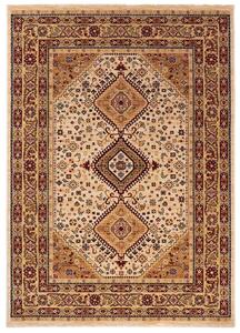 Breno Kusový koberec PRAGUE 93/IB2W, Béžová, Vícebarevné, 67 x 120 cm