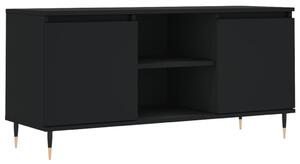 TV skříňka černá 104 x 35 x 50 cm kompozitní dřevo
