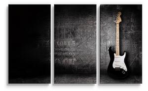 Sablio Obraz - 3-dílný Kytara - 120x80 cm