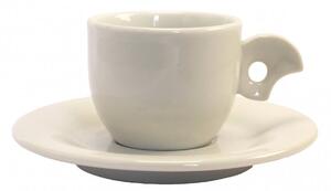 Karlovarský porcelán DOVA šálek na espresso s podšálkem 80 ml