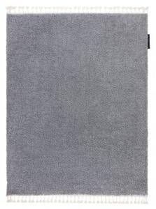 Koberec BERBER 9000, světle šedá střapce, Maroko Shaggy velikost 120x170 cm | krásné koberce cz