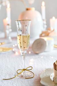 Pip Studio Royal Winter Stars Gold sklenice na šampaňské, 220ml (Sklenice Royal Winter)