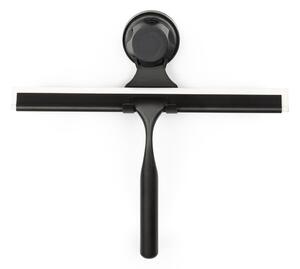 Černá samodržící nástěnná stěrka na sklo s držákem Compactor Bestlock Black Double Hook Squeegee