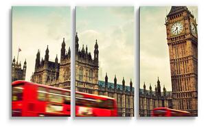 Sablio Obraz - 3-dílný Londýn - 120x80 cm