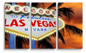 Sablio Obraz - 3-dílný Fabulous Las Vegas - 120x80 cm