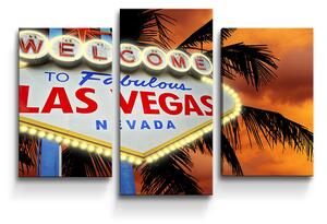 Sablio Obraz - 3-dílný Fabulous Las Vegas - 75x50 cm
