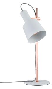 Paulmann stolní lampa Neordic Haldar 1-ramenné bílá/měď 796.58 P 79658