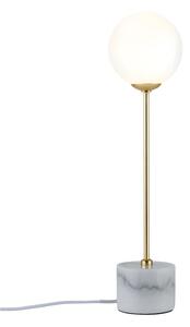 Paulmann stolní lampa Neordic Moa 1-ramenné mramor bílá/zlatá mat 796.61 P 79661
