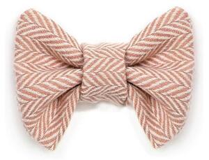 Tvídový motýlek pro psy Pink Herringbone Tweedmill