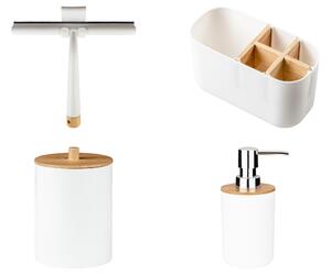 Livarno home Stěrka s držákem / Organizér na zubní kartáčky / Nádoba na vatové tyčinky / Dávkovač mýdla (100385369)