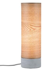 Paulmann stolní lampa Neordic Skadi 1-ramenné dřevo/beton 796.64 P 79664
