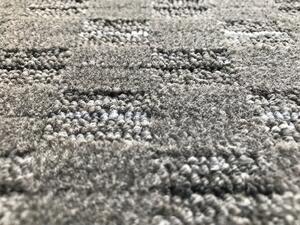 Metrážový koberec bytový Valencia šedý - šíře 4 m