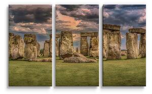 Sablio Obraz - 3-dílný Stonehenge - 120x80 cm