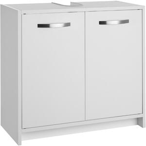 Tectake Skříňka pod umyvadlo Katalina, prostorná, nosnost 20 kg - bílá