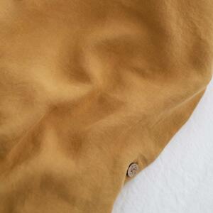 Linen Tales Povlečení z konopného vlákna v hořčicové barvě Velikost: 200x200,50x70cm