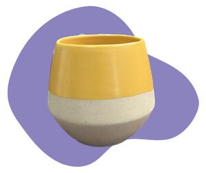 Keramický šálek Tea cup Yellow 200 ml