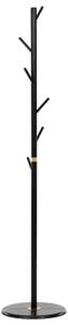Věšák Autronic 175 cm černý Masiv DR-N1006 BK