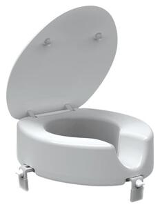 Zvýšené sedátko 12 cm na WC pro seniory, bílá INVALWCSED