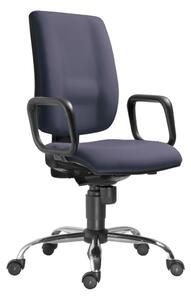 Pracovní židle antistatická ESD, tmavě šedá včetně područek