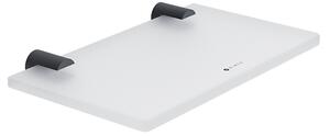 Nimco Bormo černá černá police k WC skleněná mat na mobil 20 cm BRC 11091B-