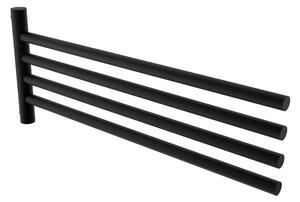 Nimco Bormo černá držák na čtyři ručníky otočný k umyvadlu 42 cm BRC 11096-