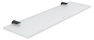 Nimco Bormo černá police do koupelny skleněná mat 40 cm BRC 11091B-40-90