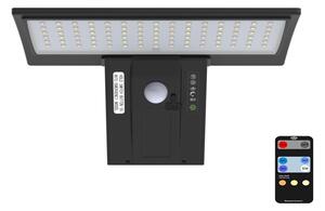 Immax Venkovní solární LED CCT osvětlení ORCA s čidlem 4,2W černé fasádní svítidlo 08478L