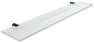 Nimco Bormo černá police do koupelny s ohrádkou, chrom, 60 cm BRC X460-X-90