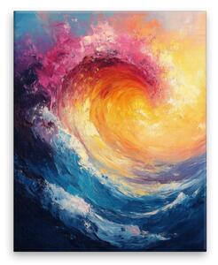Obraz na plátně - Duha oceánu - 40x50 cm - CZ výroba