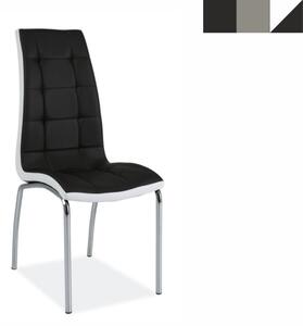 SIGNAL Jídelní židle - H-104, ekokůže, různé barvy na výběr Čalounění: šedá (ekokůže)