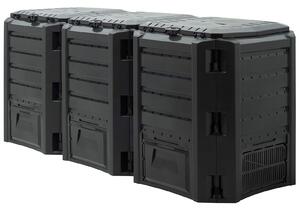 Deuba Kompostér 1200 L - černý