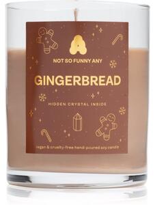 Not So Funny Any Crystal Candle Gingerbread svíčka s krystalem 220 g