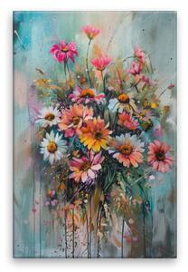 Obraz na plátně - Barevná loučka - 80x120 cm