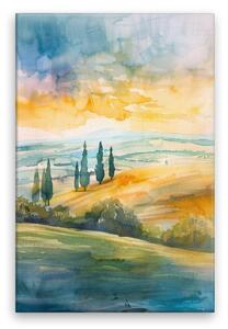 Obraz na plátně - Toskánský sen - 80x120 cm