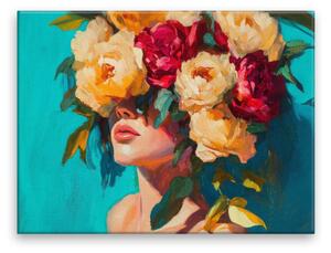 Obraz na plátně - Květinová koruna - 40x30 cm