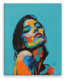 Obraz na plátně - Duhová melancholie - 40x50 cm