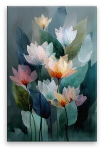 Obraz na plátně - Něžné tulipány 2 - 80x120 cm