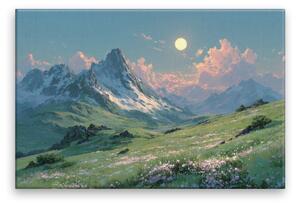 Obraz na plátně - Horská louka snění - 120x80 cm