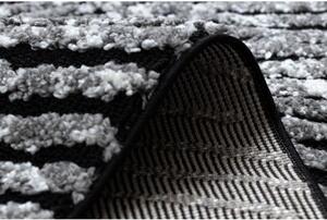 Koberec MAROC 68499, černo bílá střapce, Berber, Maroko, Shaggy velikost 160x220 cm | krásné koberce cz