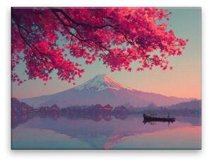 Obraz na plátně - Růžové Japonsko - 40x30 cm