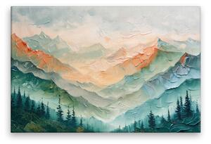 Obraz na plátně - Horské ráno snění - 120x80 cm