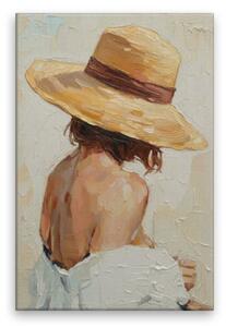 Obraz na plátně - Letní klobouk - 60x90 cm - CZ výroba