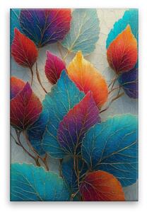 Obraz na plátně - Duha podzimních listů - 80x120 cm